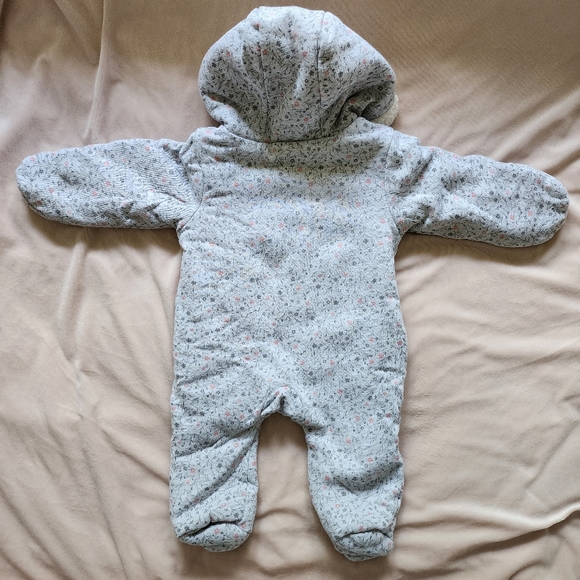 SOLD 3-6M 2 Zippered Bunting Snowsuit - Picture 2 of 4